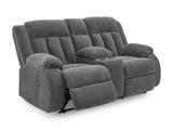 Olympus Power Recliner Loveseat w/ Console