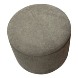 Sadie Round Storage Ottoman- Moss