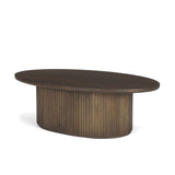 Terra Oval Coffee Table w/ Storage