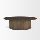 Terra Oval Coffee Table w/ Storage
