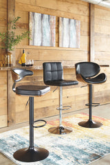 BELLA TALL UPH SWIVEL BARSTOOL(1/CN)