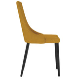 VENICE DINING CHAIR - MUSTARD