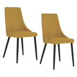 VENICE DINING CHAIR - MUSTARD