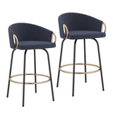 LUNA COUNTER STOOL - BLUe