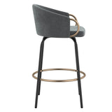 LUNA COUNTER STOOL - GREY