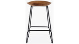 NATURE'S EDGE BACKLESS STOOL - NATURAL