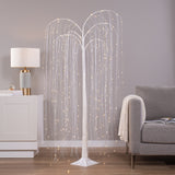 WHITE WILLOW FREESTANDING 60H" 360 LED DECOR TREE