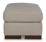 Diane Ottoman - Flax Color