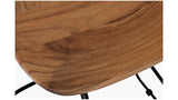 NATURE'S EDGE BACKLESS STOOL - NATURAL