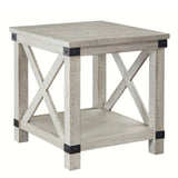 CREST END TABLE