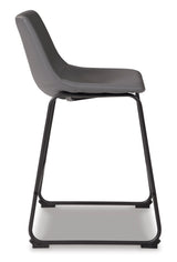 CAMLYN Upholstered Counter stool - Grey