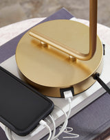 Covybend Desk Lamp - Gold