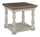 Modern living room featuring Havalace end table with elegant decor styling