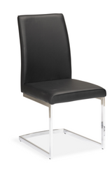 DINO DINING CHAIR ARMLESS - BLACK