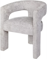 GWEN UPHOLSTERED CHAIR - Grey