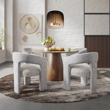 GWEN UPHOLSTERED CHAIR - Grey