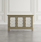 GLAM ISABELLA 54" MIRRORED ACCENT CABINET
