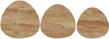 REEVES 3 PCs Nesting Table Set - Natural