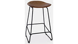 NATURE'S EDGE BACKLESS STOOL - LIGHT CHESTNUT
