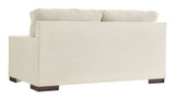 Modern loveseat in Alberta home