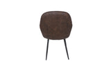 LYNA MID-CENTURY CHAIR- BROWN