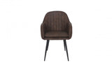 LYNA MID-CENTURY CHAIR- BROWN