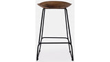 NATURE'S EDGE BACKLESS STOOL - LIGHT CHESTNUT