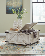 Frazwa coffee table in a modern living room setting