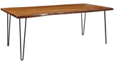 NATURE'S EDGE DINING TABLE ONLY 79” - LIGHT CHESTNUT