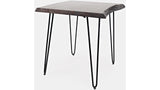 NATURES EDGE END TABLE - SLATE