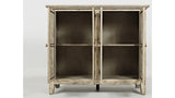 RUSTIC SHORES 4 DOOR HIGH CABINET - SCRIMSHAW