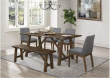 TAJ-LIVE EDGE DINING TABLE CHAIR