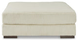 Larco Oversized Accent Ottoman - Ivory