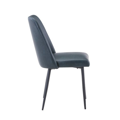 MADDOX UPHOLSTERED DINING CHAIR - Blueberry