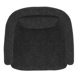 Scarlet Accent Chair - Charcoal Boucle/Black