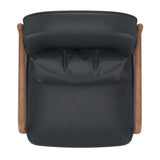 Fani Accent Chair - Black/Walnut