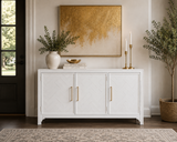 BLANC 3 DOOR ACCENT CABINET