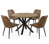 OASIS 5PCS ROUND DINING SET