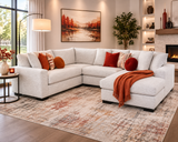 RANDALL SECTIONAL w/FLOATING OTTOMAN (LARGE)
