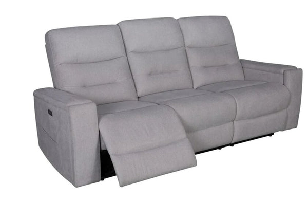 Tula Power Recliner Sofa - Light Grey