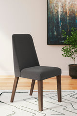 Brooklyn Dining Chair - Charcoal/Brown