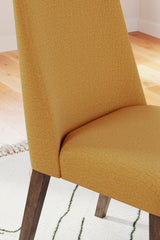 Brooklyn Dining Chair - Mustard/Brown
