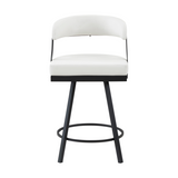 Mandy counter stool in white available at Couch9 furniture store in Calgary Alberta