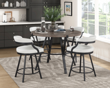 Mandy counter stool in white available in Calgary Airdrie Okotoks Chestermere Cochrane