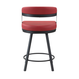 Modern Mandy counter stool in red furniture in Calgary Alberta