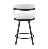 Modern Mandy counter stool in white furniture in Calgary Alberta
