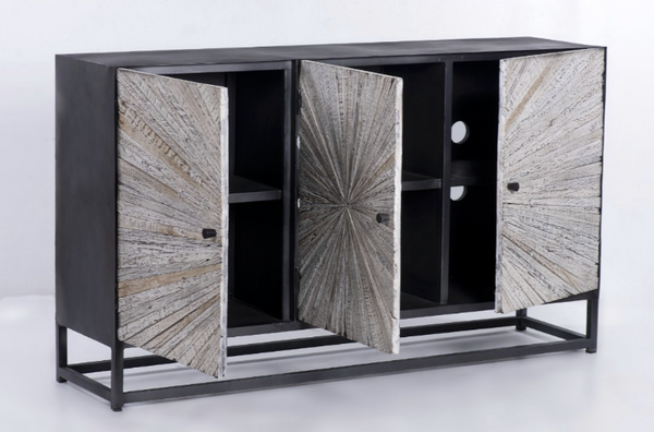 ASTRAL PLAINS 3 DOOR ACCENT CABINET