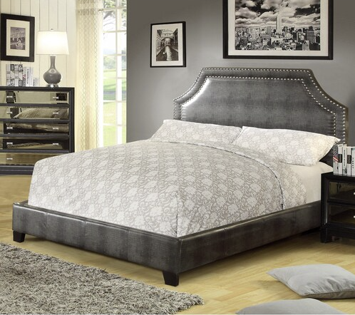 Eden Grey Queen Bed