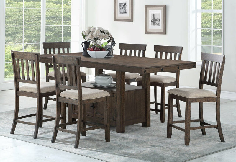 Hudson 7pcs Counter Dining Set