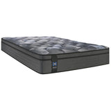 Analina 14 inch Eurotop mattress front view in modern bedroom setting